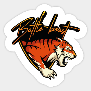 Tiger - Battle Beast Sticker